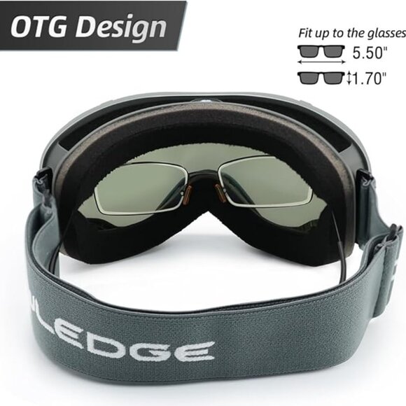 Ski Goggles Over Glasses-Ski Anti Fog 100% - Picture 5 of 6